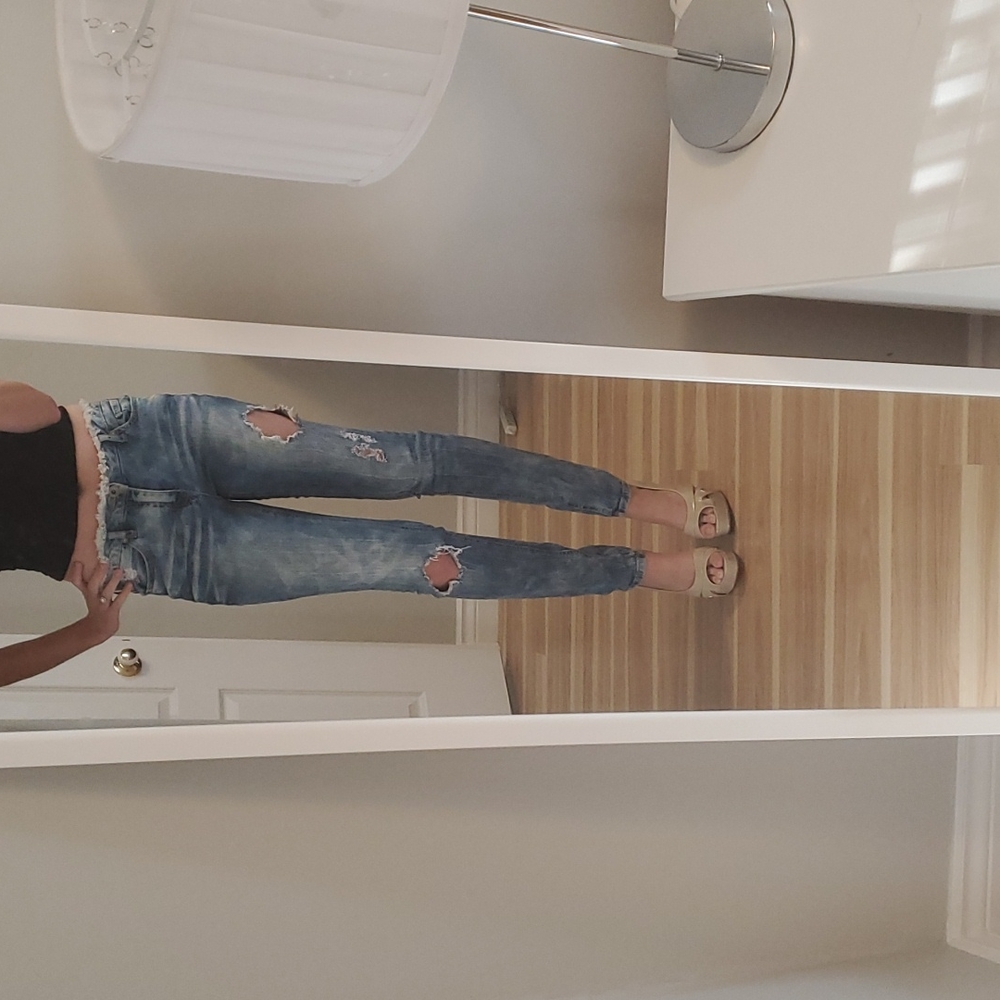 Size 7 ripped jeans